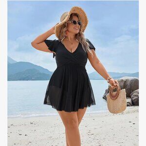 Women's Plus Size Bathing Suit One Piece Tummy Control Swimsuits